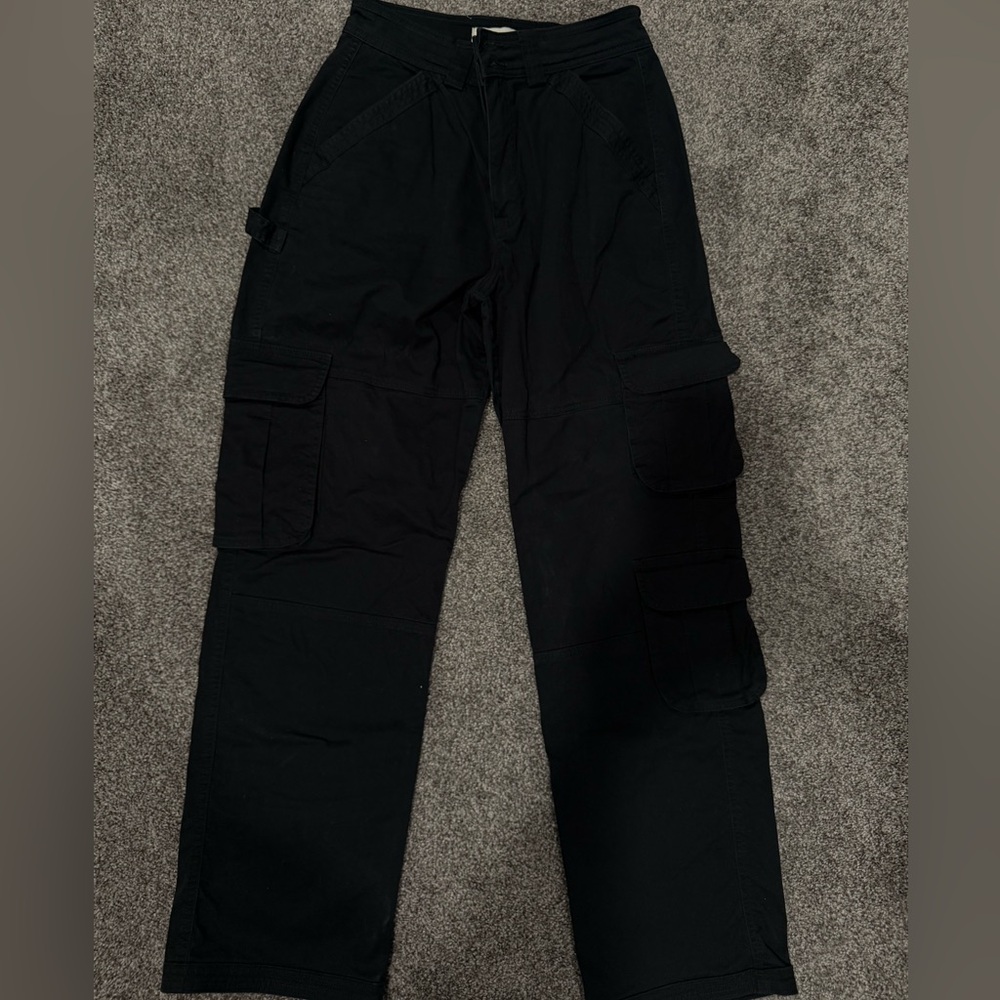 Abercrombie & Fitch Women's Black Cargo Pant